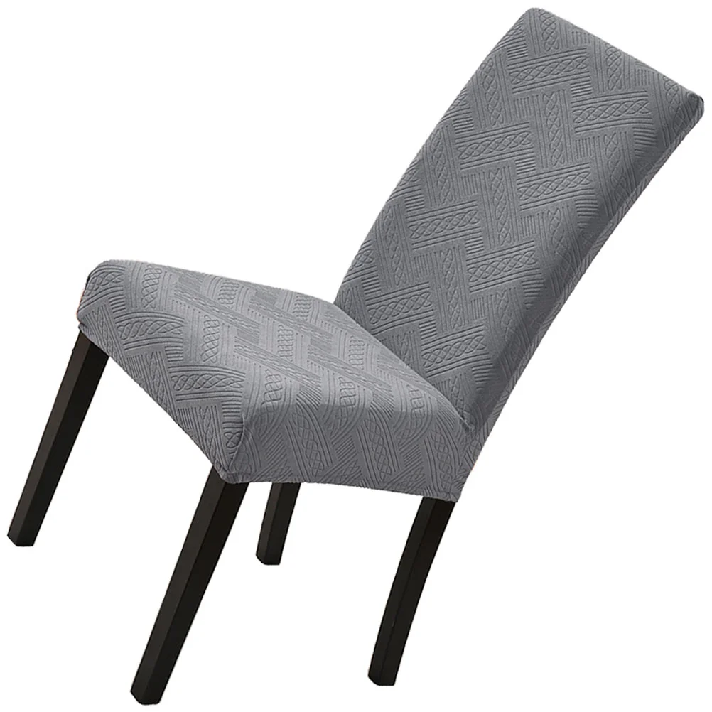 

Chair Covers Dining Cover Chairs Room Slipcovers Seat High Elastic Protector Kitchen Stretch Replacement Slipcover Party