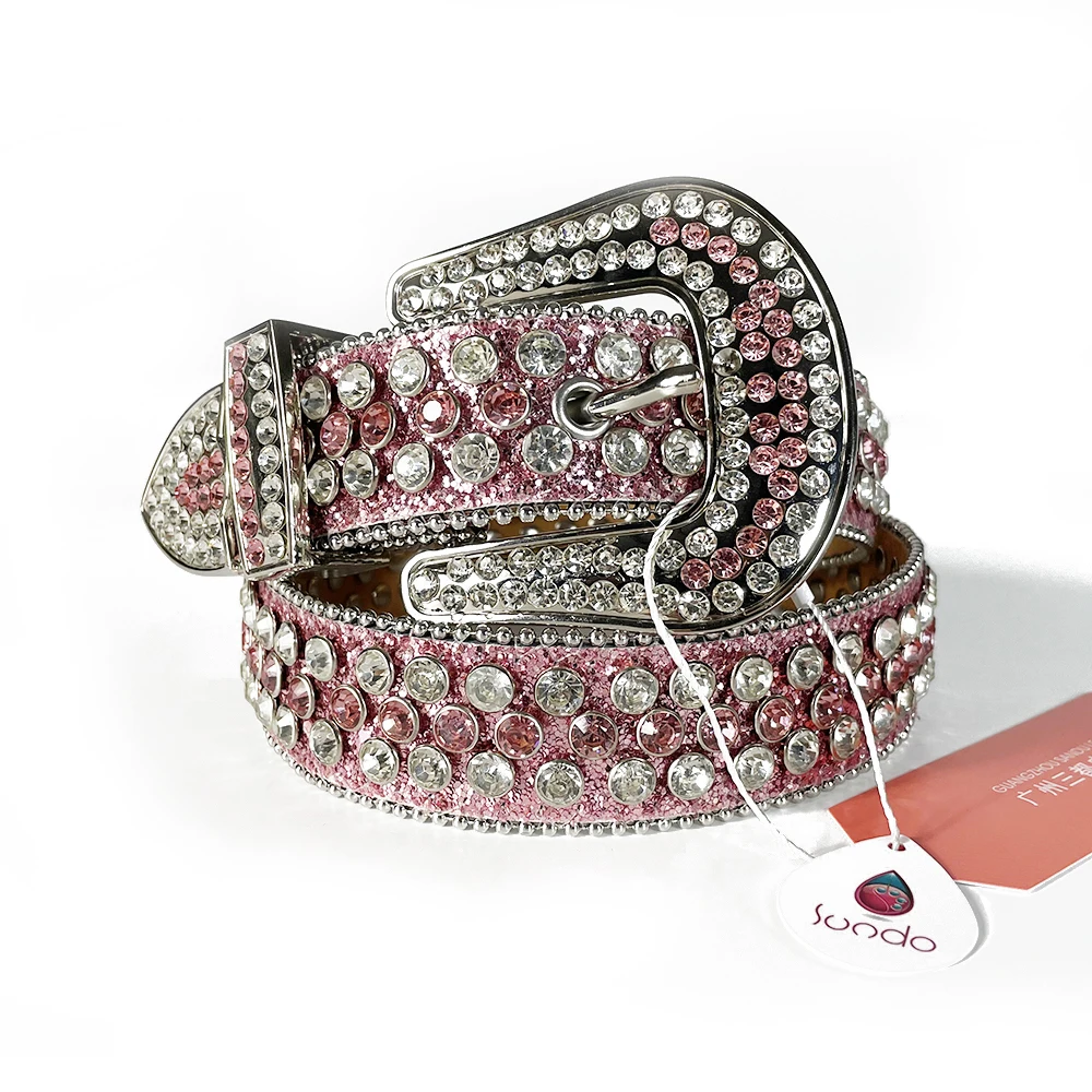 

Hot Fashion Belt Beatiful Western Cowgirl Cowboy Rhinestones Belt Studded Belts for Women Men Cinto De Strass Ceinture Femme
