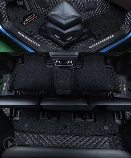 

High quality! Custom special car floor mats for Ford Explorer 2022-2020 6 7 seats durable waterproof double layers carpets rugs