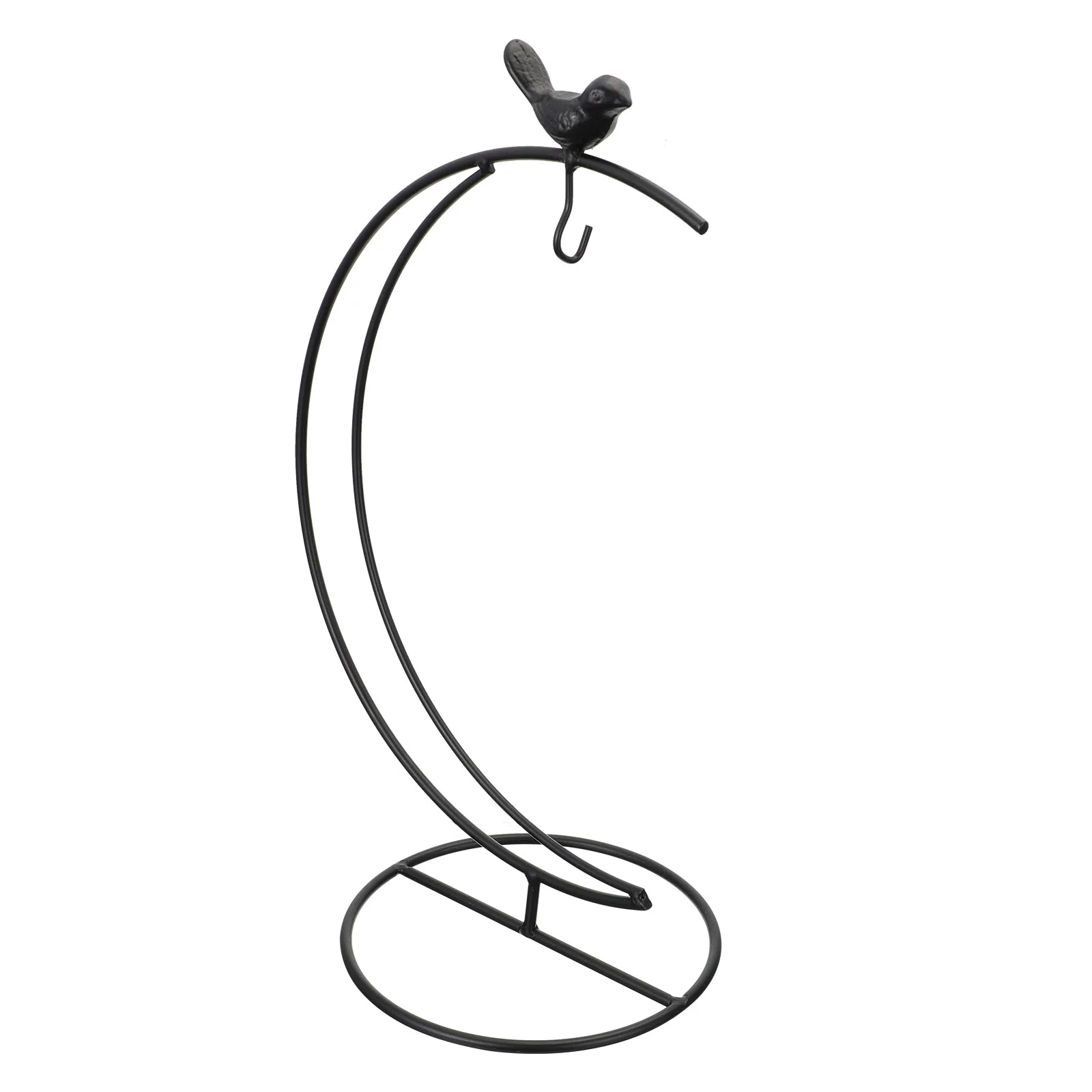 

Christmas Decor Glass Bottle Hook Hanging Stand Pothook Flowerpot Display Holder Hanger Iron