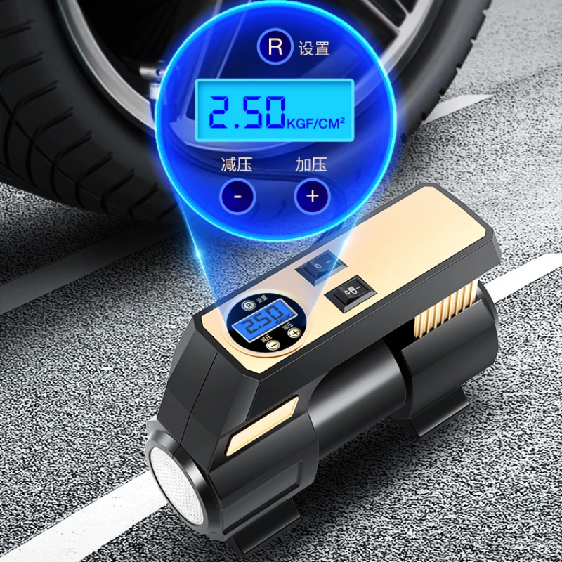 

Vehicle Air Pump Portable Car Electric Tire 12V Air Pump Air Pump Inflator