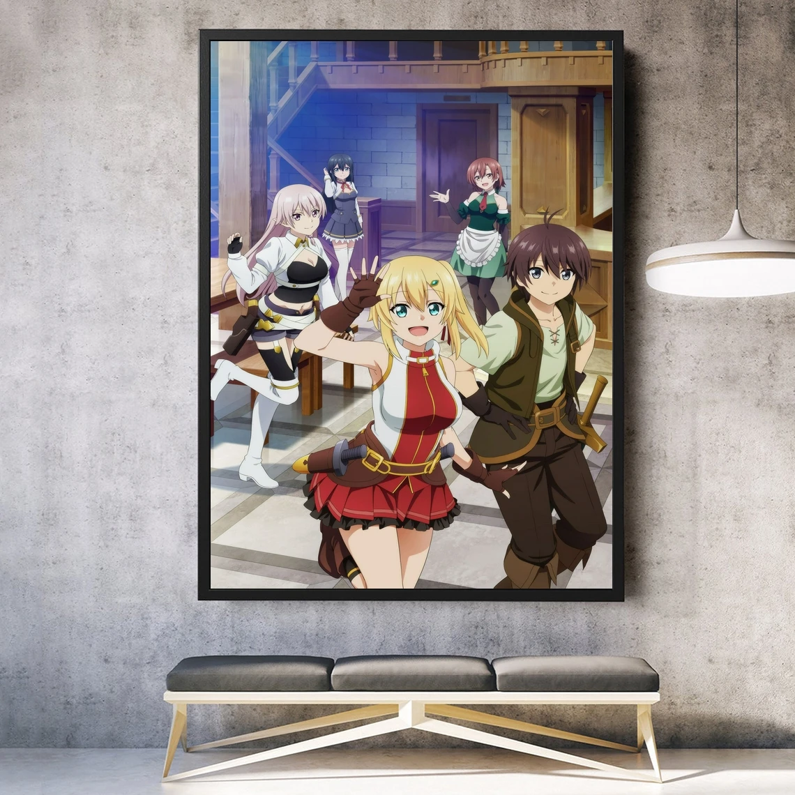 

The Hidden Dungeon Only I Can Enter Poster Anime TV Series Canvas Poster Print Wall Painting Home Decor (No Frame)