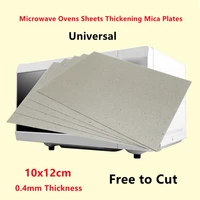 5pcs 10x12cm mica plates thick microwave oven toaster mica plates silicone resin sheets universal hair dryer warmer parts