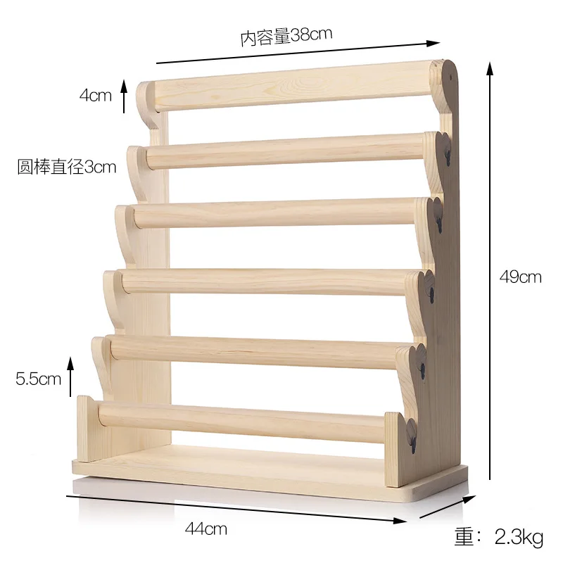 Solid Wood Jewelry Display Rack Stand Earrings Holder for Stud Earring Pendants Bracelets Rings Jewelry Organizer Showcase Shelf