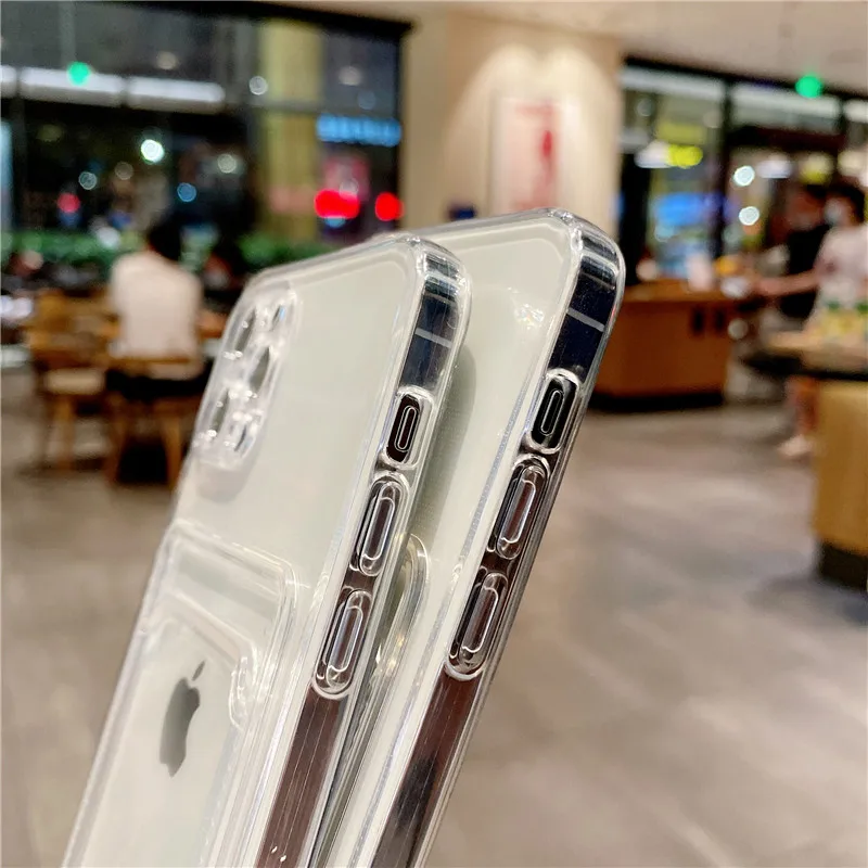 card bag clear phone case for xiaomi redmi note 11 11s 10 9 10s 9s 9t 8 pro max redmi 9a 9c 8a silicone soft back cover free global shipping