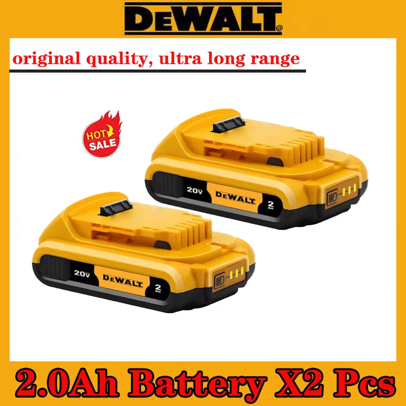 Оригинальный DEWALT DCB184 DCB181 DCB182 DCB200 6A 5A 2A 18V литиевая батарея 20V 6000MAh MAX замена