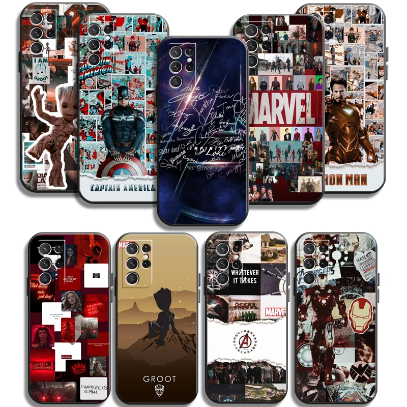 

Marvel Iron Man Spiderman Phone Cases For Samsung Galaxy A31 A32 4G A32 5G A42 5G A20 A21 A22 4G 5G Cases Back Cover Soft TPU