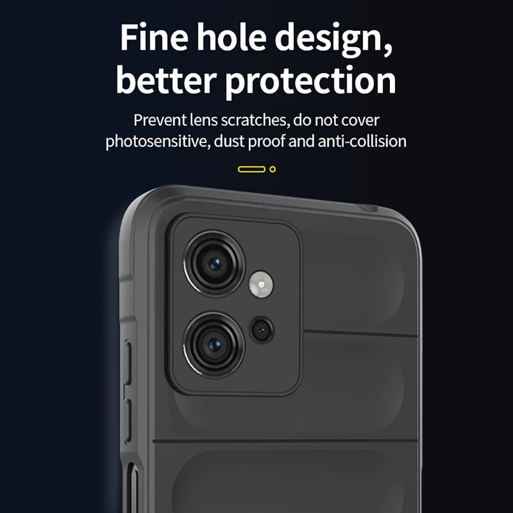 Противоударный силиконовый чехол для Motorola Moto G32 G73 G62