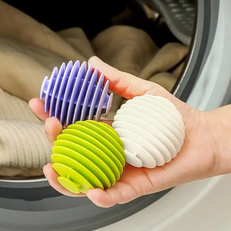 

Dryer Balls Best Hair Remover For Laundry 3pcs Laundry Scrubbing Balls Anti Static Ball For Reducing Drying Time And Wrinkles
