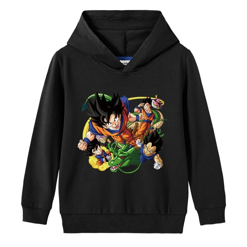 

Dragon Ball Spring and Autumn Boys and Girls Cotton Sweatshirt Children's Baby Pullover Korean Version Children's Sweatshirt