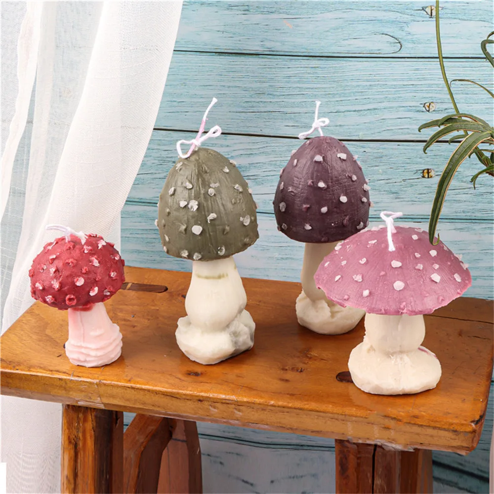 

Силиконовая форма в виде грибов для ароматерапии, форма для свечей в виде грибов, шоколада, форма для ароматерапии из смолы