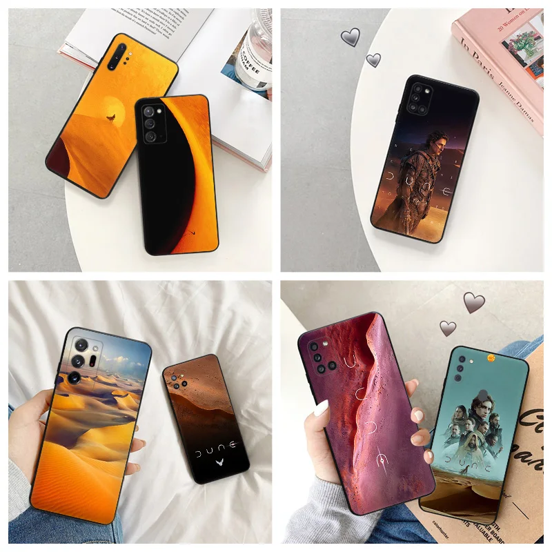 

Soft Phone Cases For Samsung A24 M54 M30S M21 M11 M31 M13 M51 M32 M12 M62 M22 M52 M23 M33 M53 S8 DUNE Movie Black Matte Cover