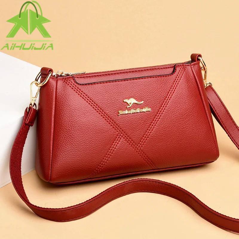 

High Quality Female Shoulder Bags 2022 New High Quality Pu Leather Messenger Bag Luxury Simple Womens Mini Handbags and Purse