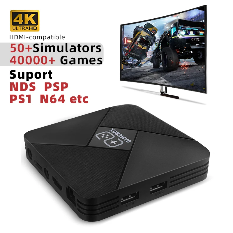 BOYHOM ретро двойная система видео Игровая приставка TV Box 50 + эмульгаторы Макс 50000