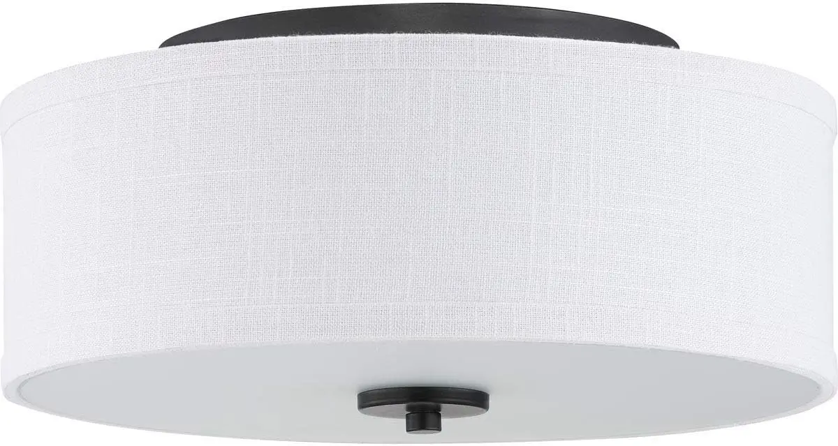 

LED Collection One-Light LED Flush Mount, Graphite, 6.00x13.00x13.00