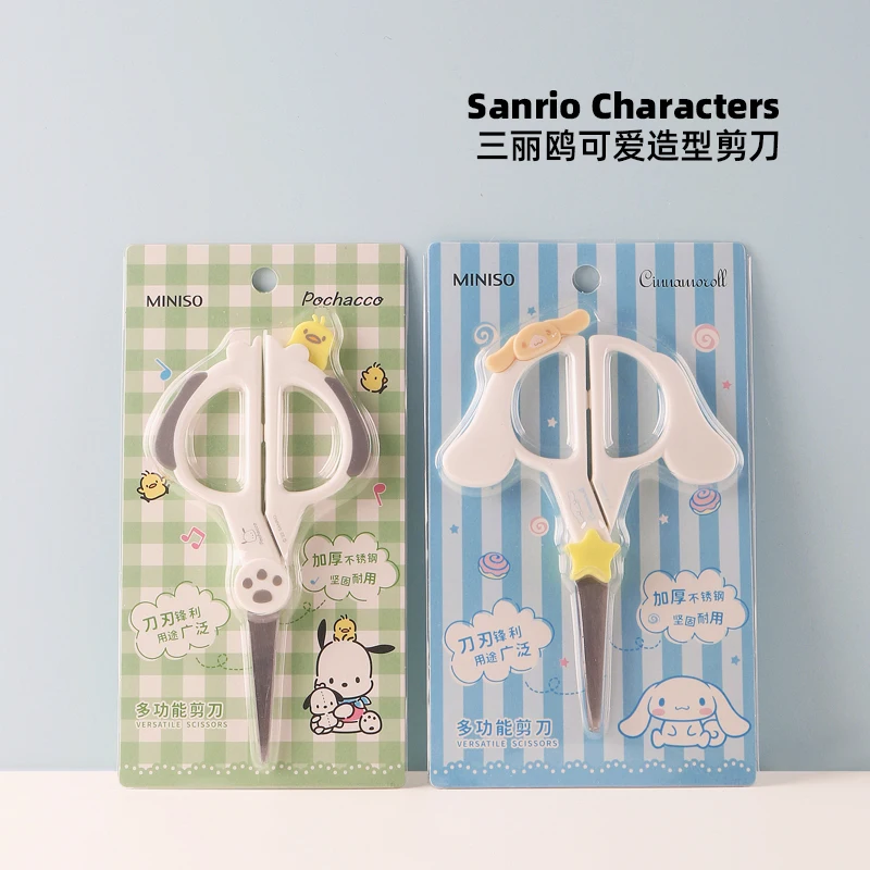 

Kawaii Sanrios Scissors Cartoon Anime Pochacco Cute Styling Scissors Household Student Office Paper Cutting