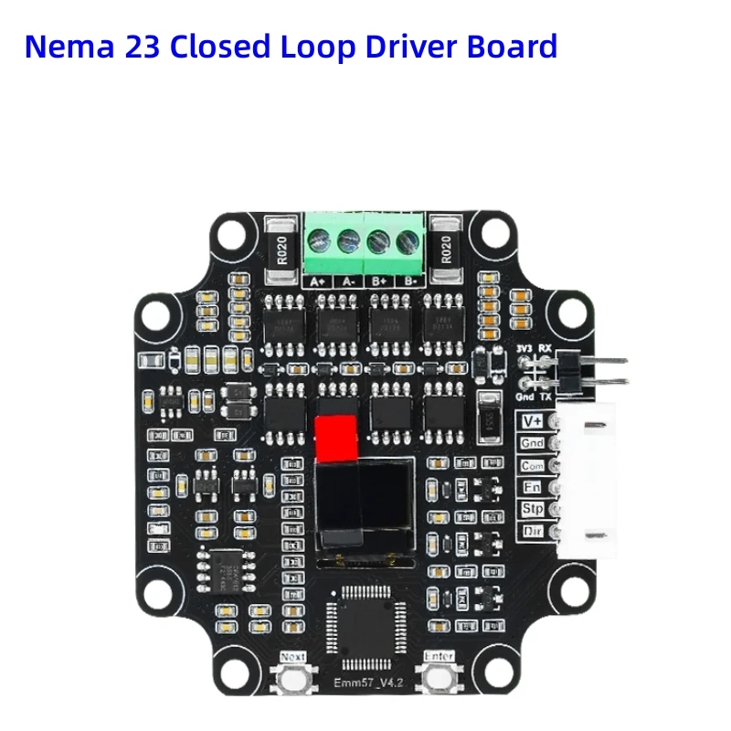 

Nema23 closed loop Servo engine Nema 23 stepper motor driver controller 57 stepping PCBA board for PLC 3D printer CNC machine