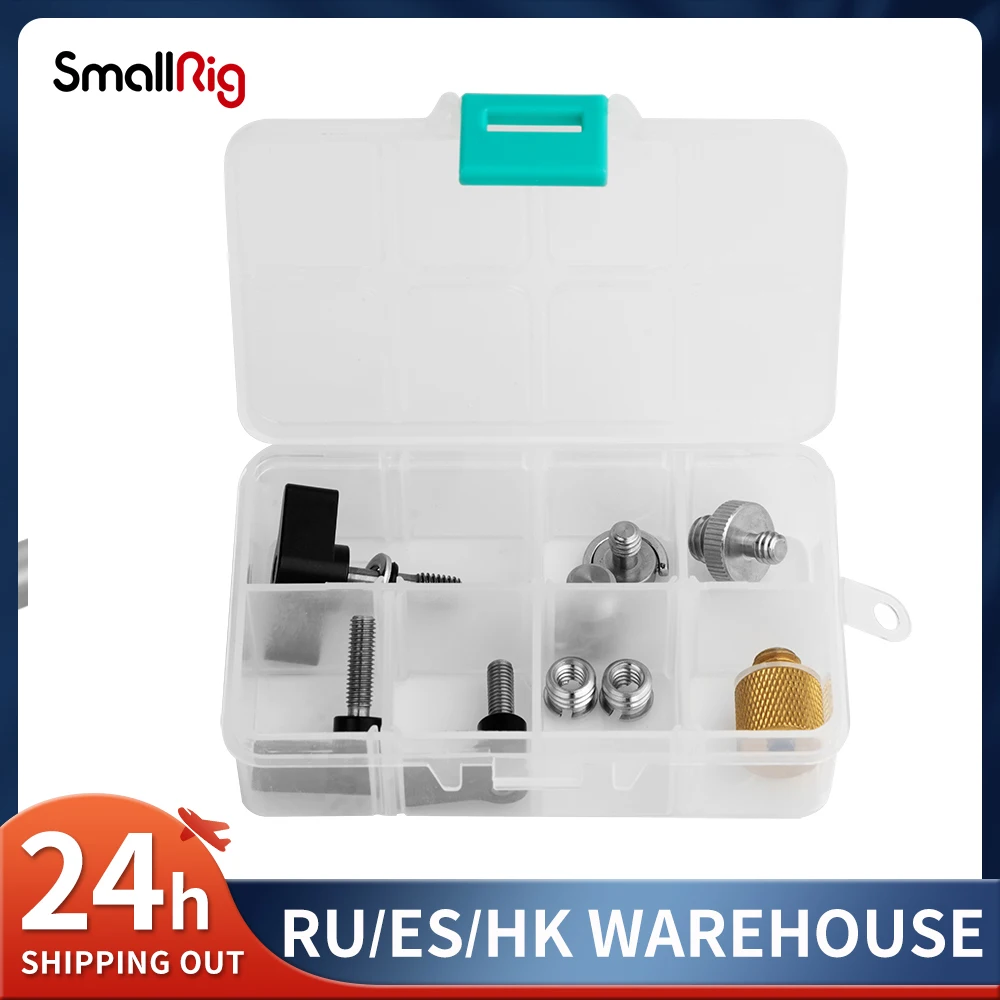 

SmallRig Screw Ratchet Wingnut Set Screw kit 1/4&quot, 3/8&quot, M5, and M6 with Storage Box 3995