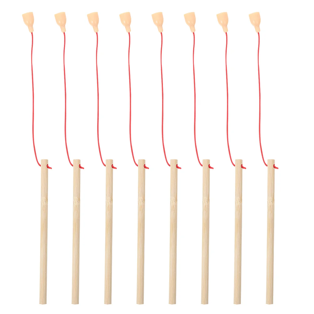 

8 Pcs Toddler Bath Toys Magnetic Fishing Rod Baby Sports Montessori Preschool Kids Pole Fine Motor Skill Wooden
