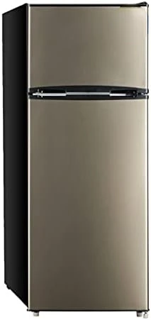 

RFR725 2 Door Apartment Size Refrigerator with Freezer, Stainless,7.5 cu ft Electromagnet