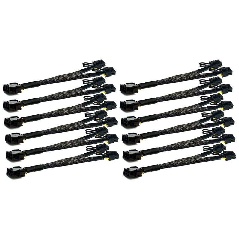 

RISE-12X PCI-E 8-контактный (6 + 2) Адаптер питания PCI Express, GPU VGA Y-разветвитель, Удлинительный кабель
