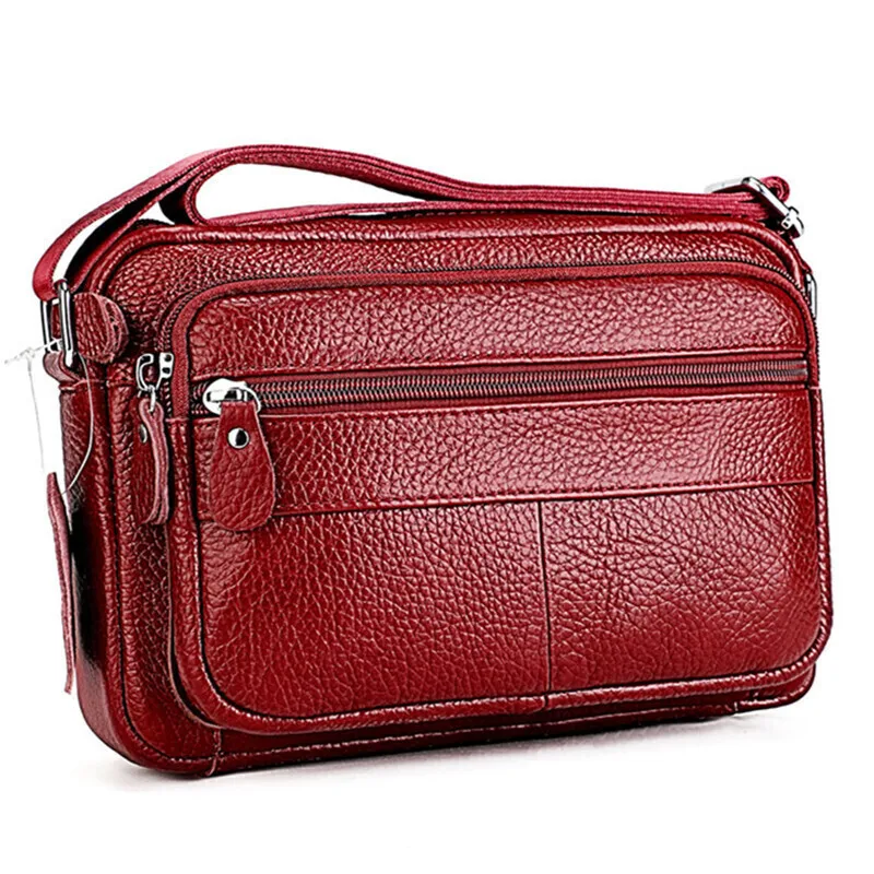 Женские сумки на плечо из натуральной кожи женская сумка через сумка-мессенджер