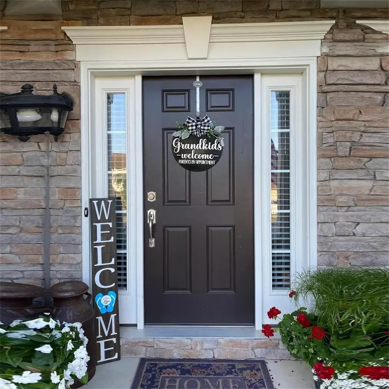 

Welcome Home Sign For Front Door Front Door Decor Welcome Home Sign Seasonal Front Porch Door Decor