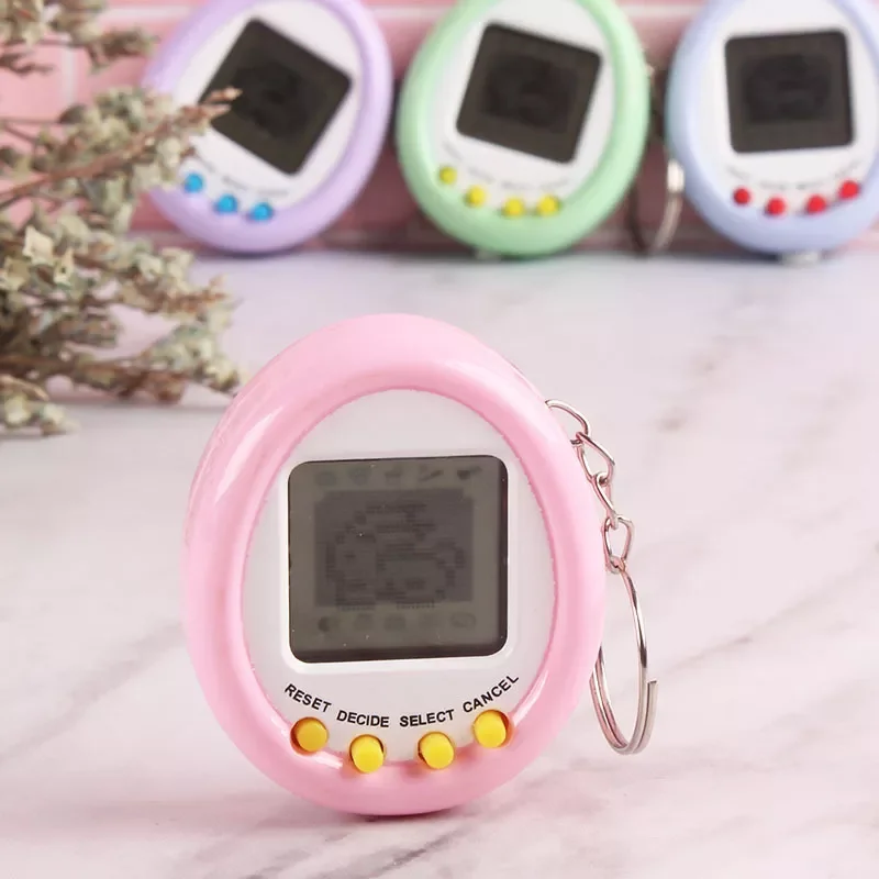 

2022Nostalgic Tamagotchi Electronic Pets Console Kid’s Toy Portable Keyring Funny Virtual Cyber Toy Christmas New Year Gift 1P