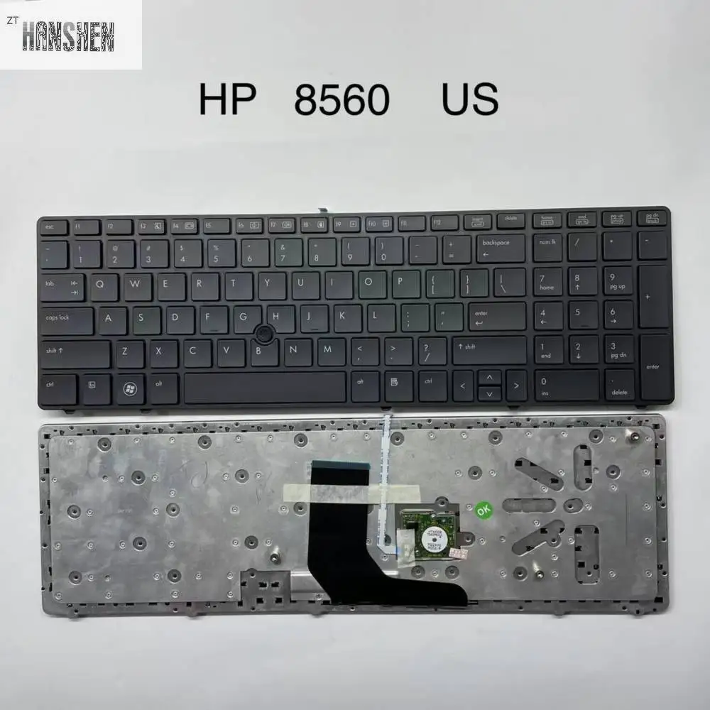 

Подсветка клавиатуры ноутбука для HP EliteBook 8760 8770 8770w Probook 8760W 8560W 8560W 8570w