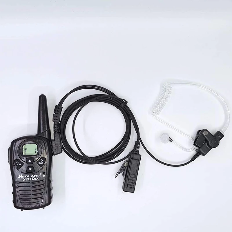 RISENKE Earpiece for Midland GXT1000VP4 LXT500VP3 GXT1050VP4 GXT1000XB Walkie Talkies Earphone with Mic Security Headsets (2PCS)
