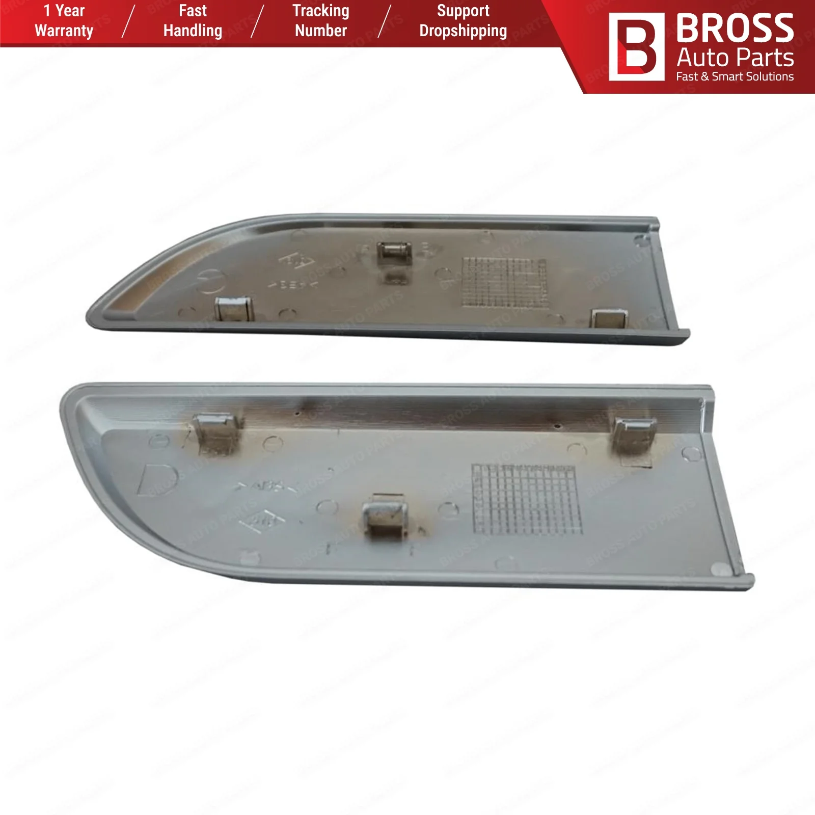Bross BSP563 2 шт. хромированный 1 6 16V значок эмблема 8200209130 слева и справа для Megane MK2 2002 2008