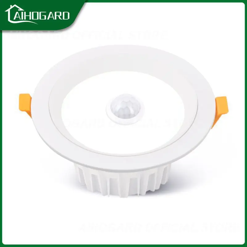 

Night Light Lamp Bulb Ceiling Lamps 10 Lamp Beads Ac 85-265v Downlight Front Sensing Motion Sensor For Home Stair Corridors