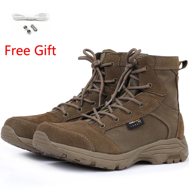 

Winter Autumn Men Military Boots Delta Special Force Tactical Desert Combat Ankle Boats Army Work Shoes Leather Snow Boot Male