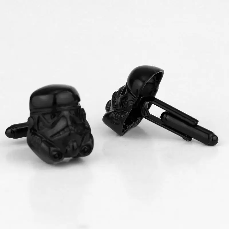 Стильные манжеты Star Wars с черными металлическими пуговицами Имперских Штурмовиков для мужчин, созданные Disney, аксессуары для костюма на вечеринку.