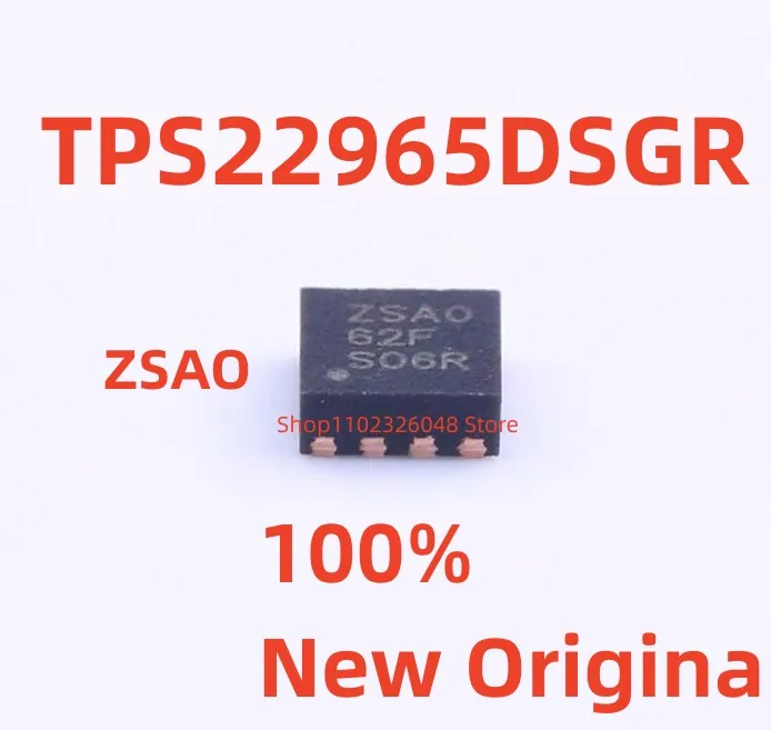 

10PCS TPS22965DSGR WSON-8 TPS22965 ZSAO 100% Good New IC CHIP