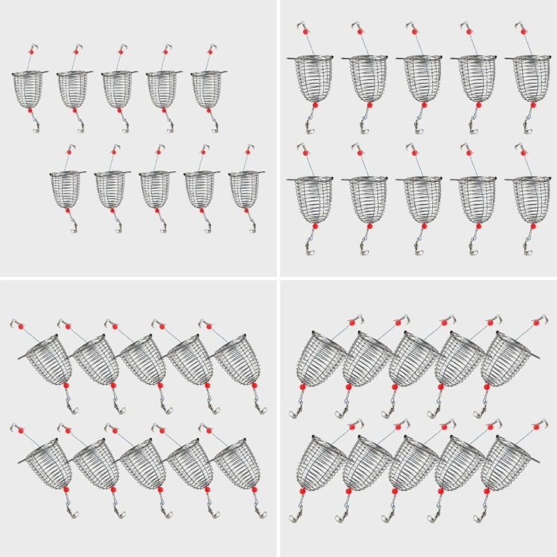 Держатель кормушки клетка для из нержавеющей стали держатель приманок корзина