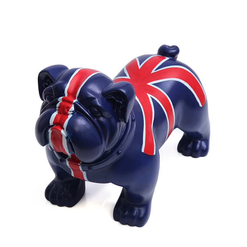 

Home Decoration Bulldog Figurine Nordic Home Decor Simulation Statue Simulation Dog Statue Photographic Props Creative Gift