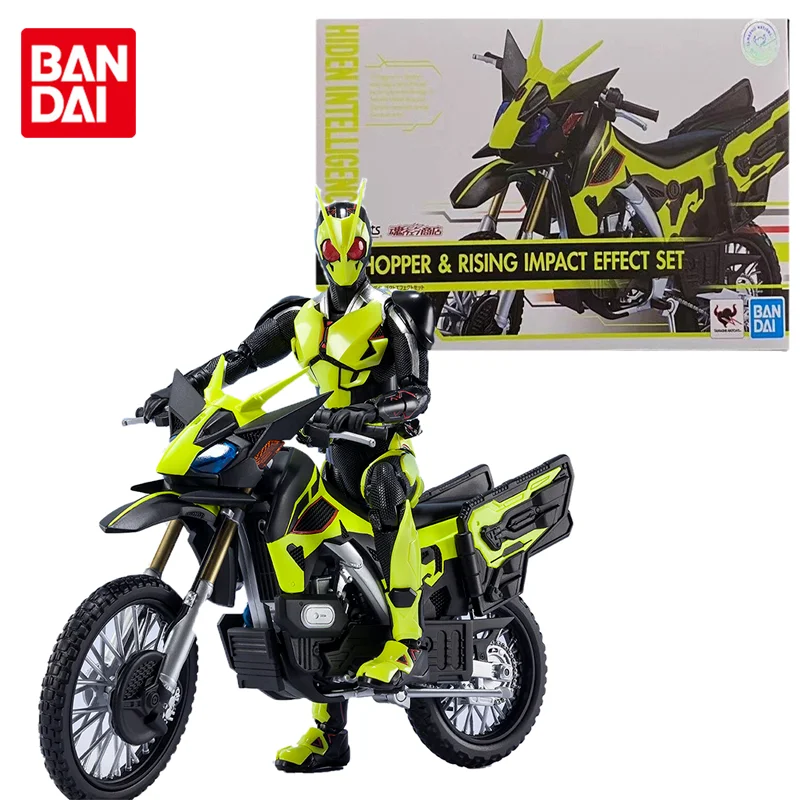 

Bandai Genuine SHFiguarts RISEHOPPER & RISING IMPACT EFFECT SET Anime Action Figure Toys for Boys Kids Children Birthday Gifts