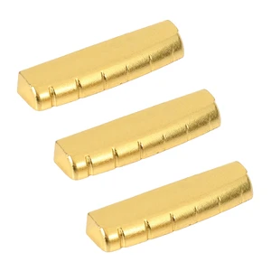 Hot AD-3X Guitar Brass Nut For Acoustic Or Les Paul,Gold