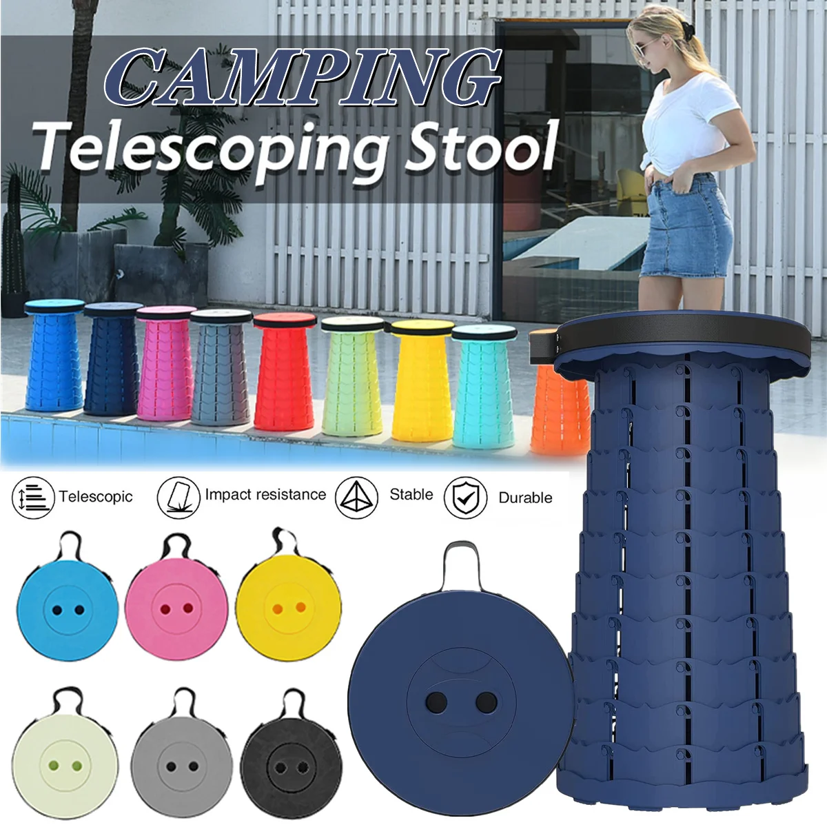 Выдвижной стул рыболовный складные стулья для кемпинга на открытом воздухе