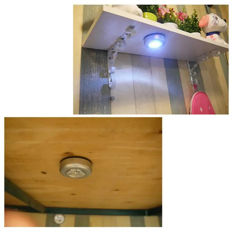 

Emergency Light Night Light Eye Protection Use Stick Wall Light Small Push Stick On Lamp Led Light For Home Kitchen Bedroom 1pcs