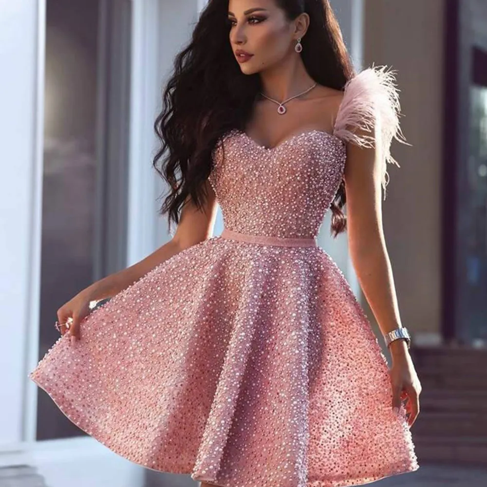 

Женское вечернее платье-русалка, оранжевое платье с открытыми плечами и высоким разрезом, расшитое бисером, для выпускного вечера, 2022