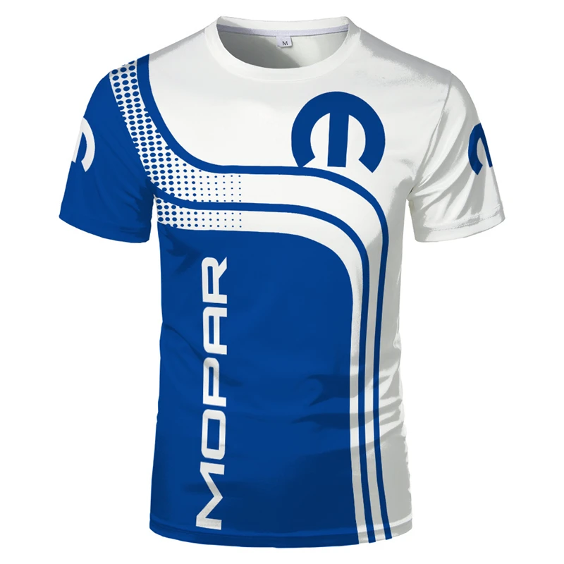 

2022 Men's Car Logo MOPAR 3D Printing T-shirt Casual Fashion Harajuku High Quality Men's Peripheral Short Sleeves