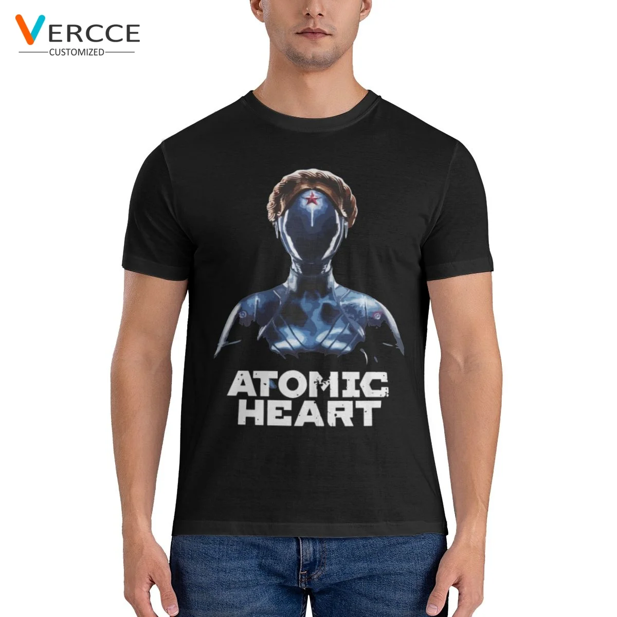 

Game Atomic Heart 2023 T Shirt 100% Cotton Tees Customized Mens Clothing T-Shirts For Men Women Unique Gift Idea