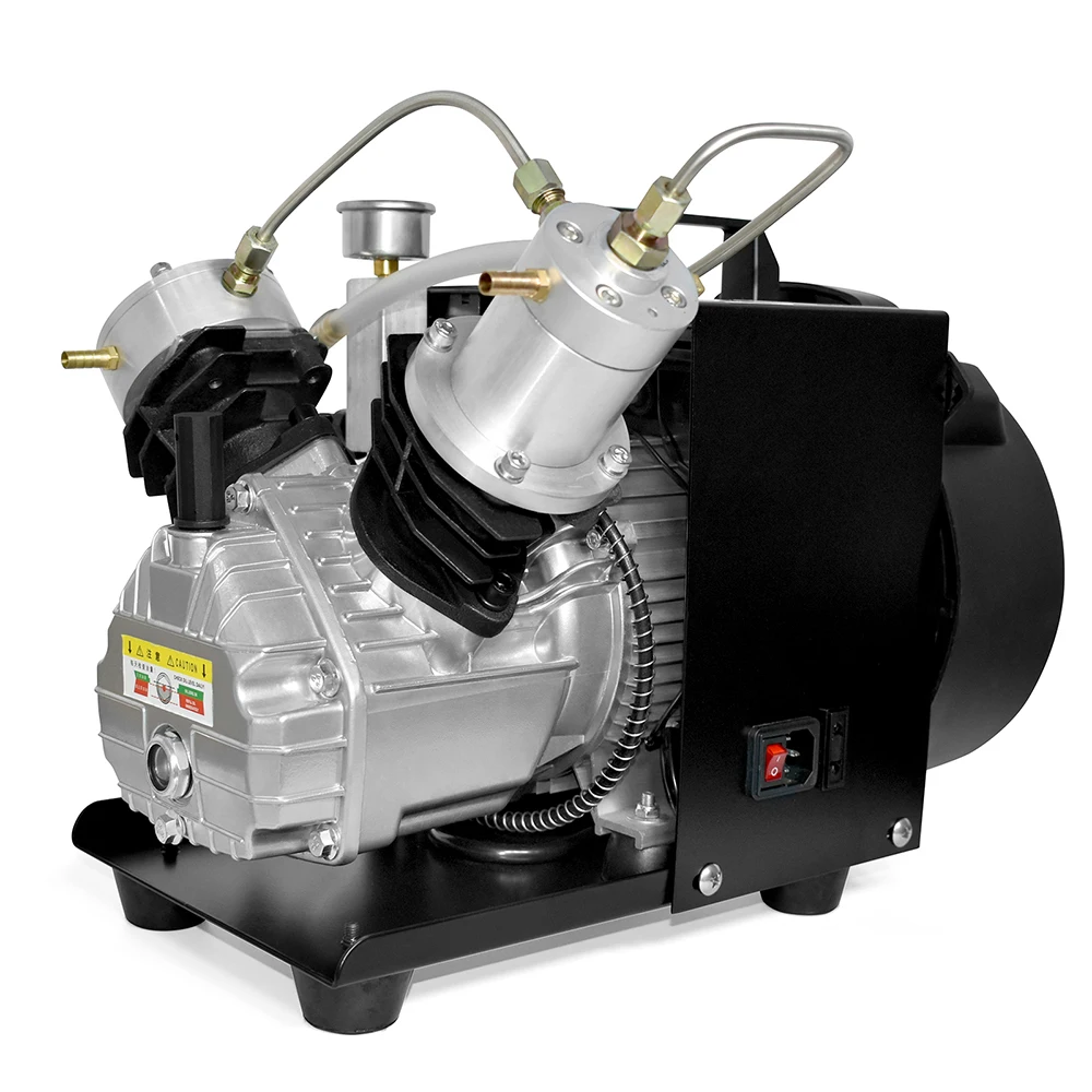 Воздушный компрессор TUXING 4500PSI 300 бар PCP двухцилиндровый воздушный высокого
