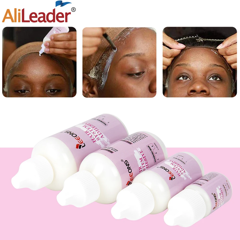 

18/38/60/100Ml Lace Wig Glue Hair Bonding Glue Strong Hold Glue For Lace Front Wigs And Hair System Waterproof Hair Glue Remover
