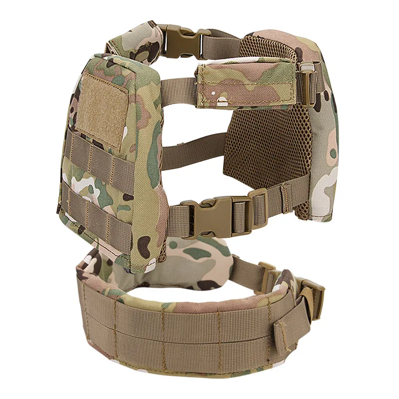 Kids Tactical Vest Military Molle System Outdoor Combat Sports Loading Adjustable Chest Vests 1000D Hunting Airsoft | Спорт и