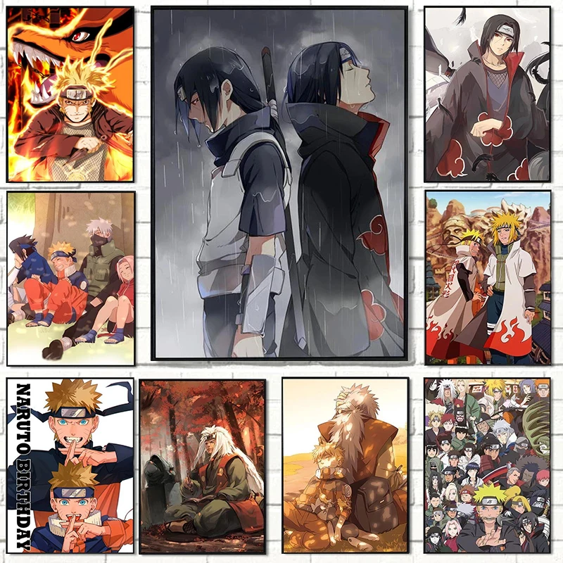 

Алмазная 5d Вышивка «сделай сам» Bandai Anime Naruto Kakashi Sasuke, вышивка крестиком, Алмазная мозаика для детской комнаты, домашний декор