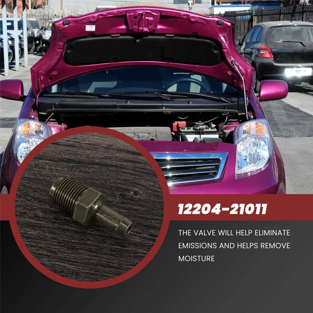Вентиляционный клапан PCV 12204-21011 для Prius Yaris Ech O 99-08 автомобильные выхлопные системы