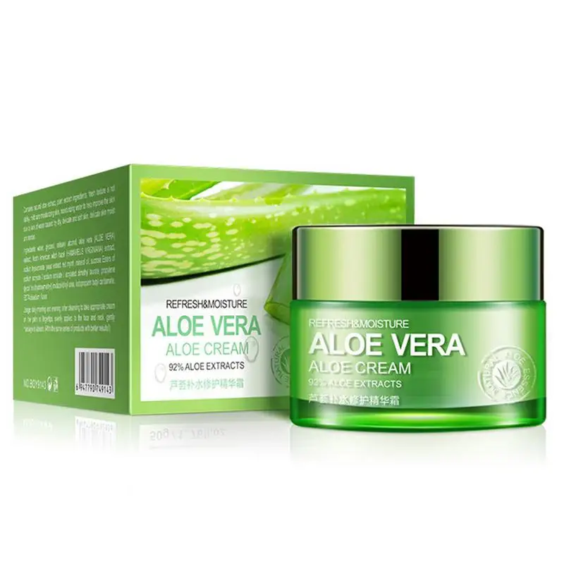 

Pure Aloe Gel Organic Moisturizing Cream Hydrating Face & Body Moisturizer Aloe Cream For Dry Skin Sunburn Soothing &